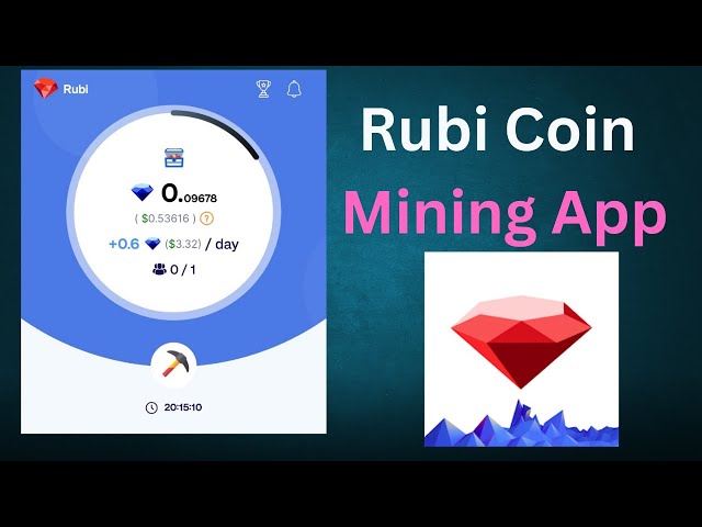 Rubi coin mining app Rubi coin mining